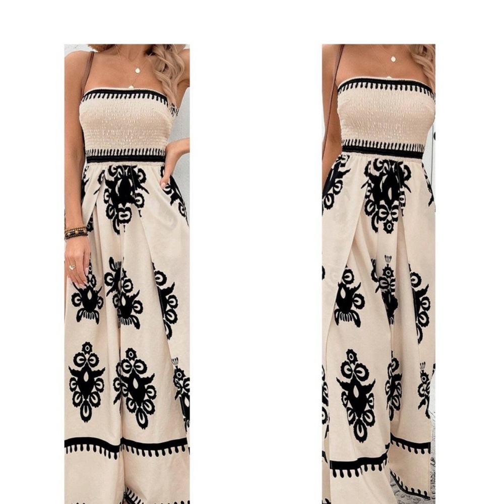 Boho Shirred Bodice Wide
BOUTIQUE
Leg Jumpsuit - Picture 8 of 9
